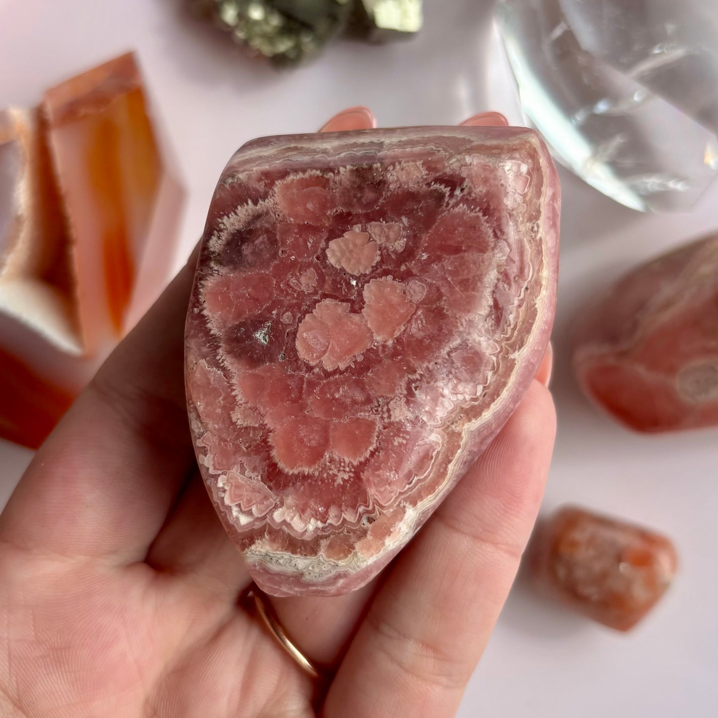 RHODOCHROSITE FREEFORMS