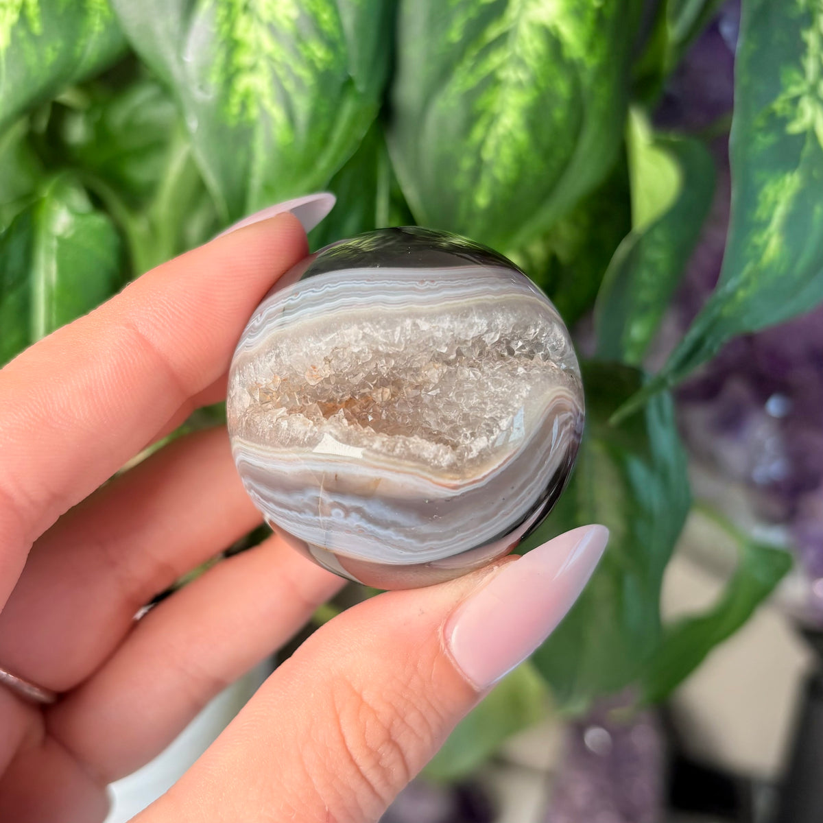 AGATE DRUZY SPHERES