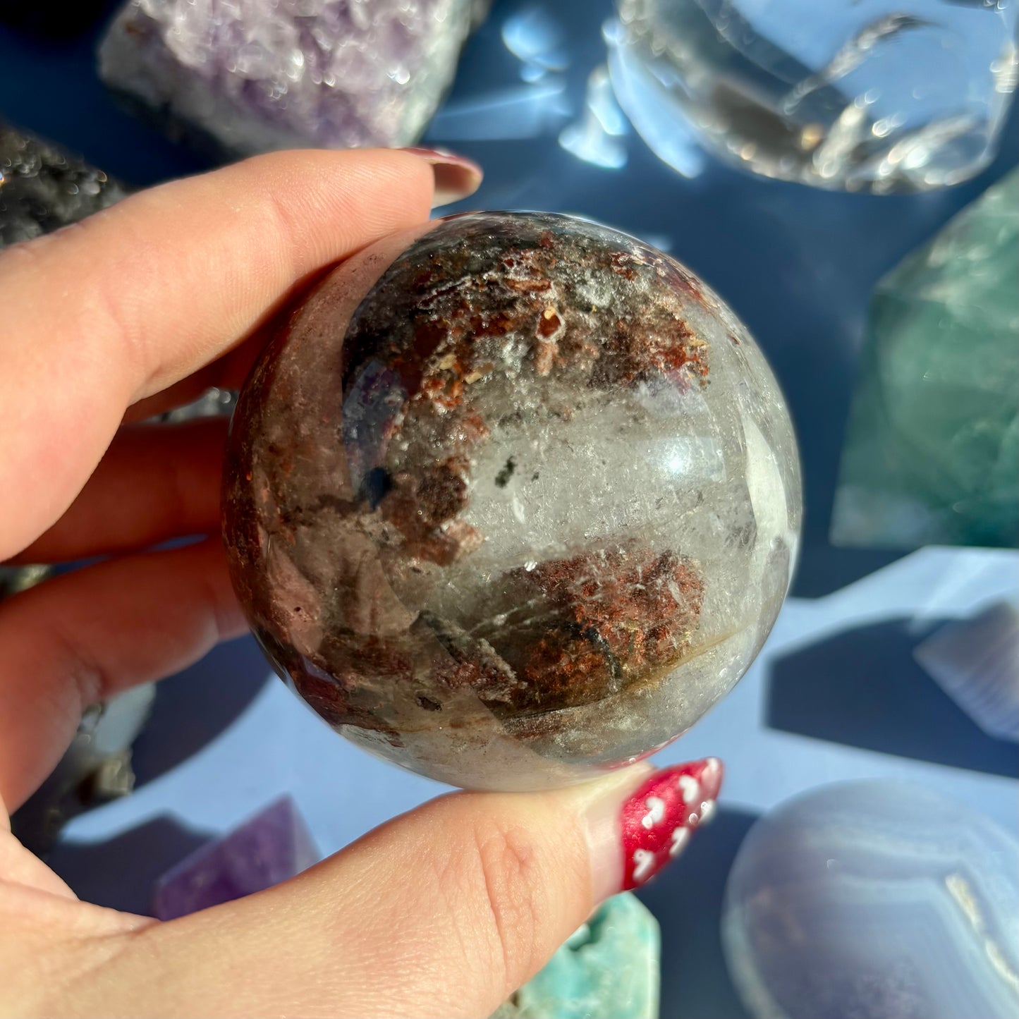 GARDEN QUARTZ SPHERES