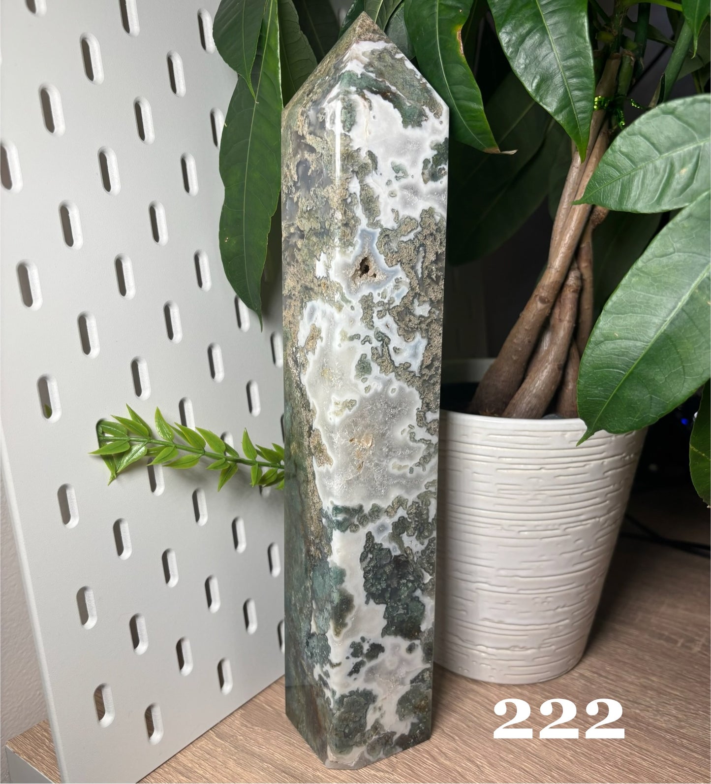 MOSS AGATE STATEMENT TOWERS