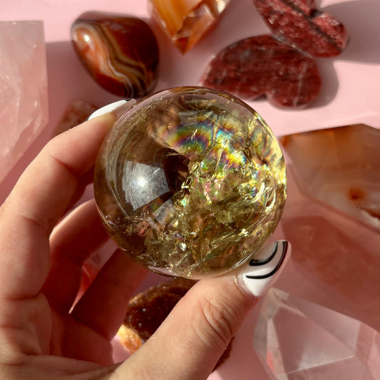 CITRINE SPHERES (HTA)