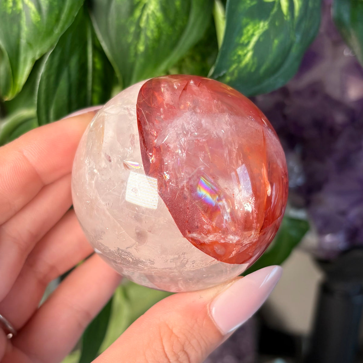 FIRE QUARTZ SPHERES