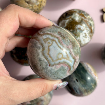 SEA JASPER SPHERES