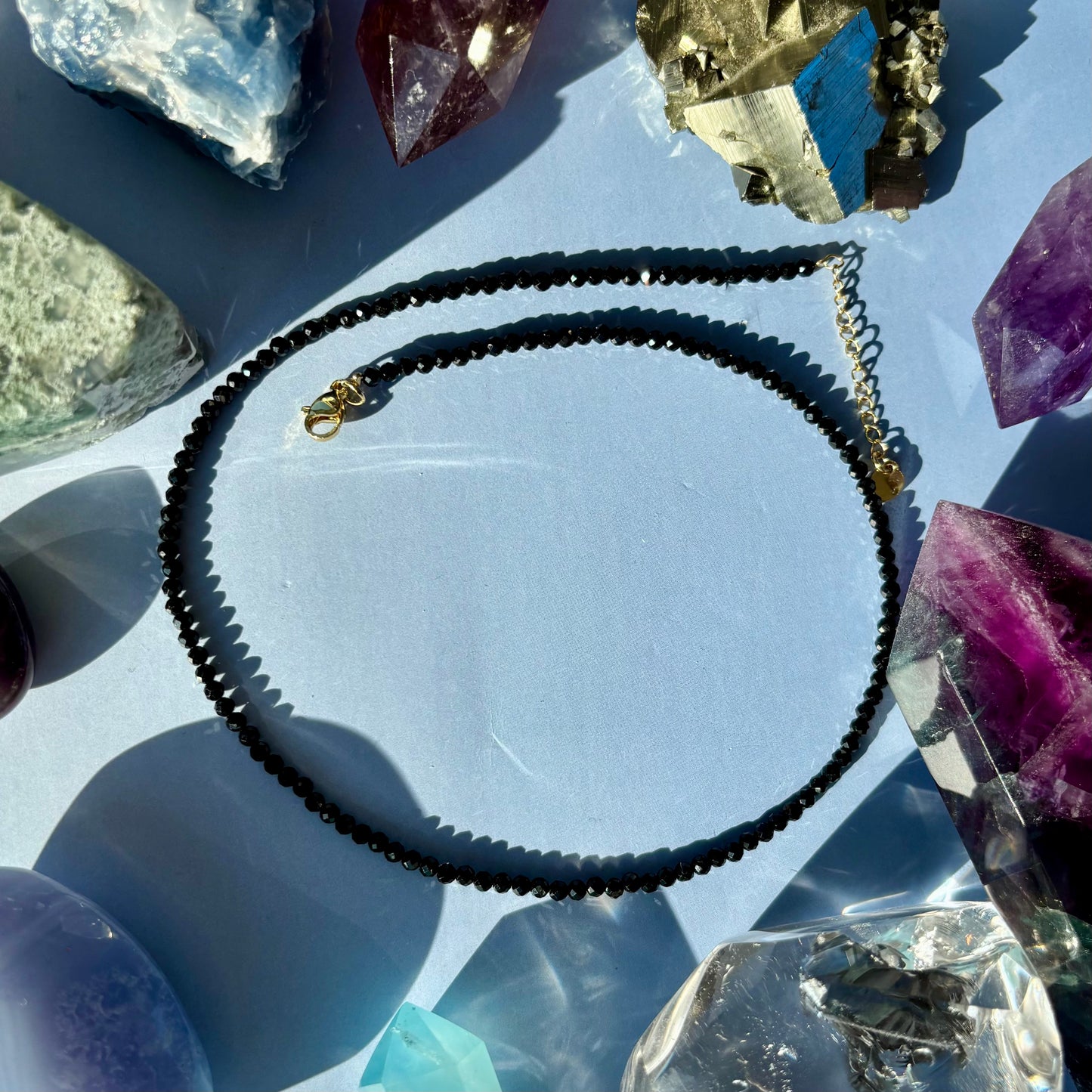BLACK TOURMALINE NECKLACE