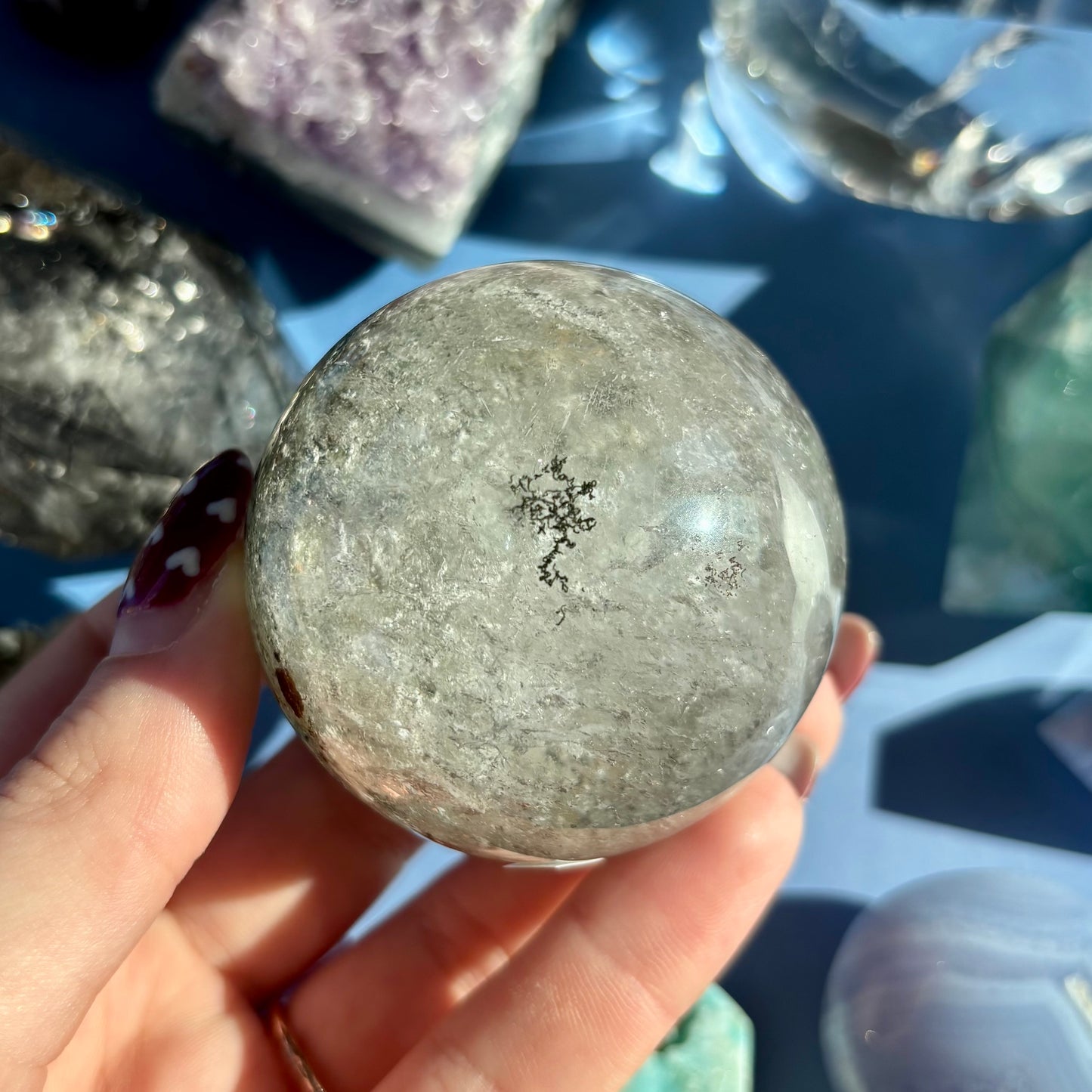 GARDEN QUARTZ SPHERES