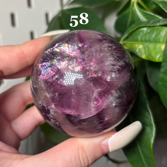 FLUORITE SPHERES