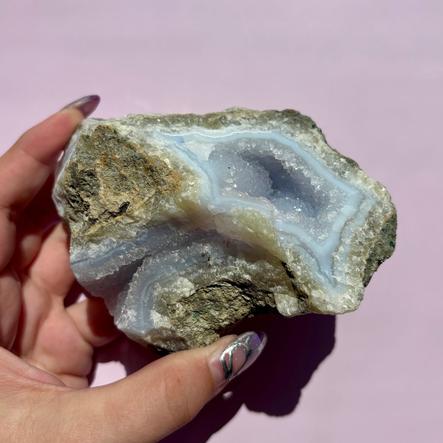 BLUE CHALCEDONY SPECIMENS