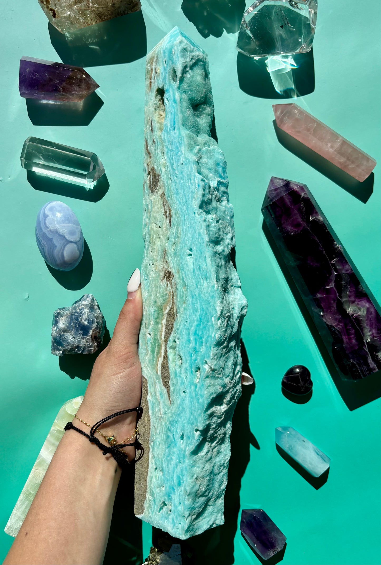 XL HEMIMORPHITE TOWERS