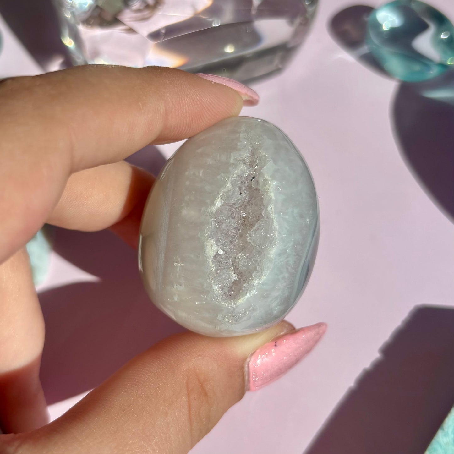 AGATE DRUZY EGGS