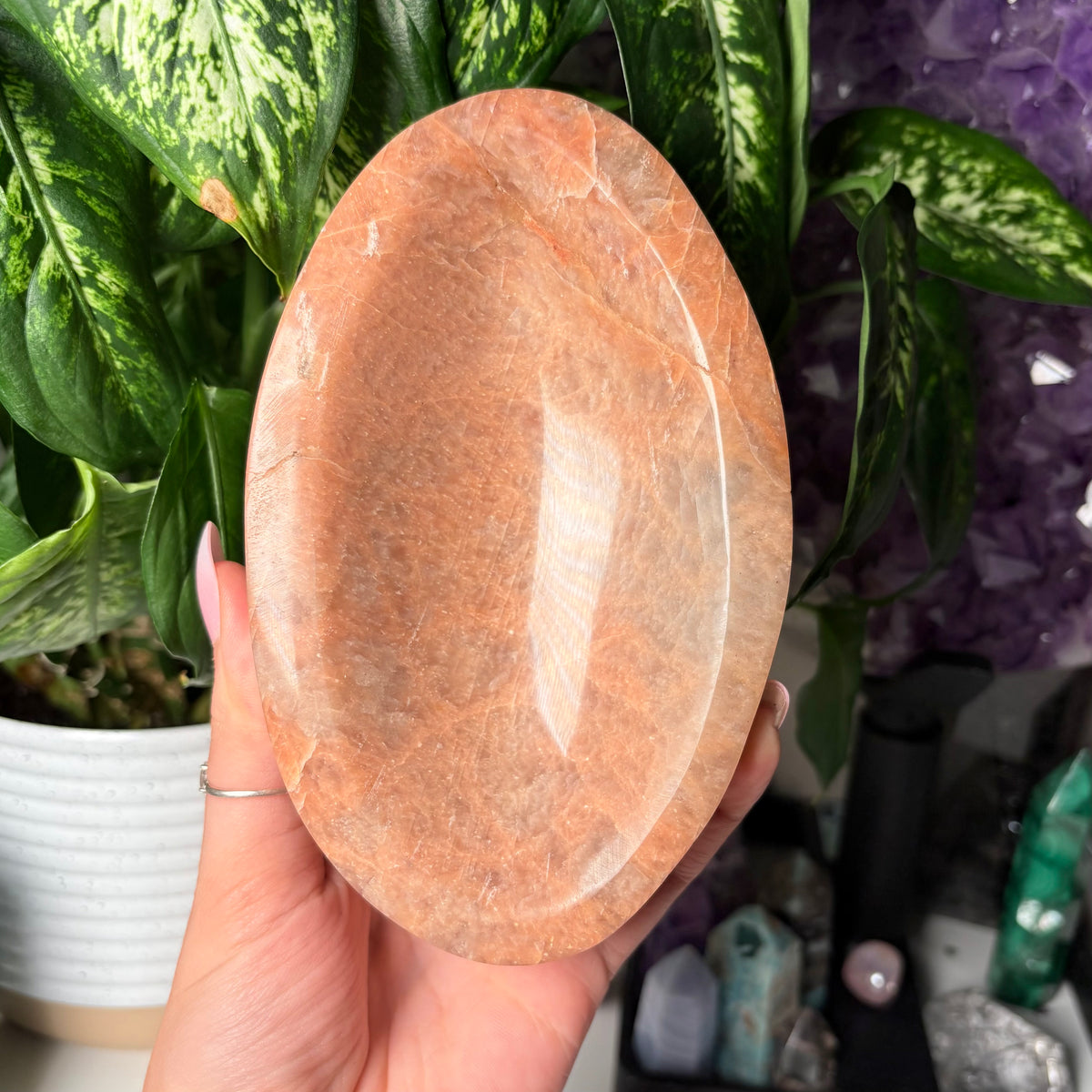 PEACH MOONSTONE BOWLS