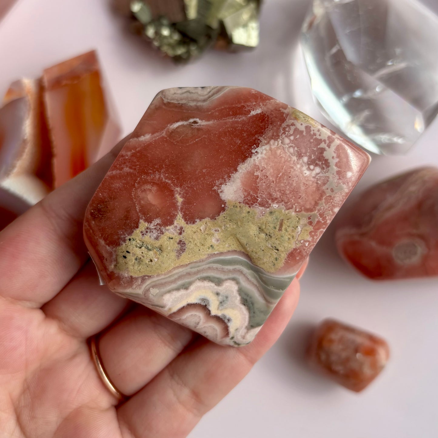 RHODOCHROSITE FREEFORMS