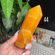 Load image into Gallery viewer, ORANGE CALCITE STATEMENT TOWERS
