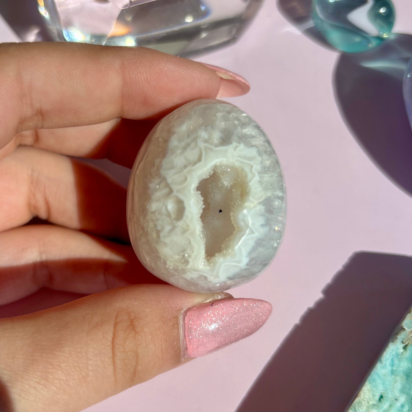 AGATE DRUZY EGGS