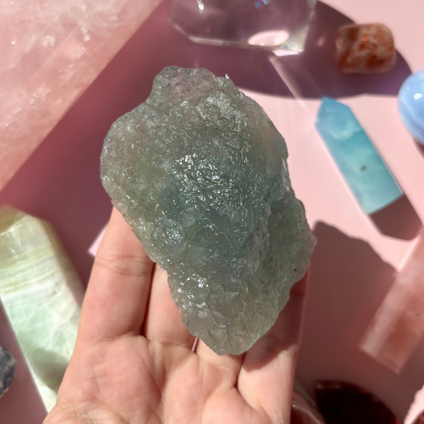 BLUE FLUORITE SPECIMENS