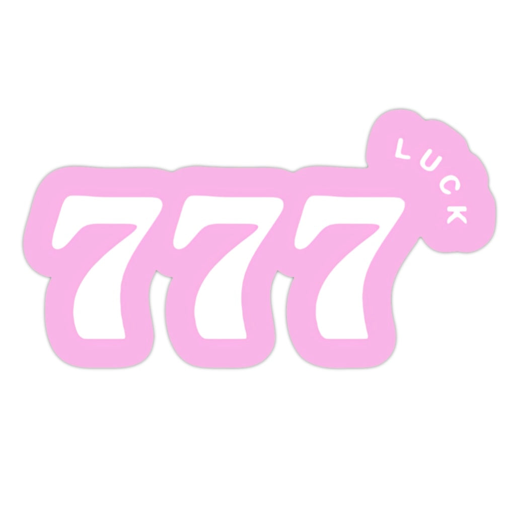 777 LUCK STICKER 🍀