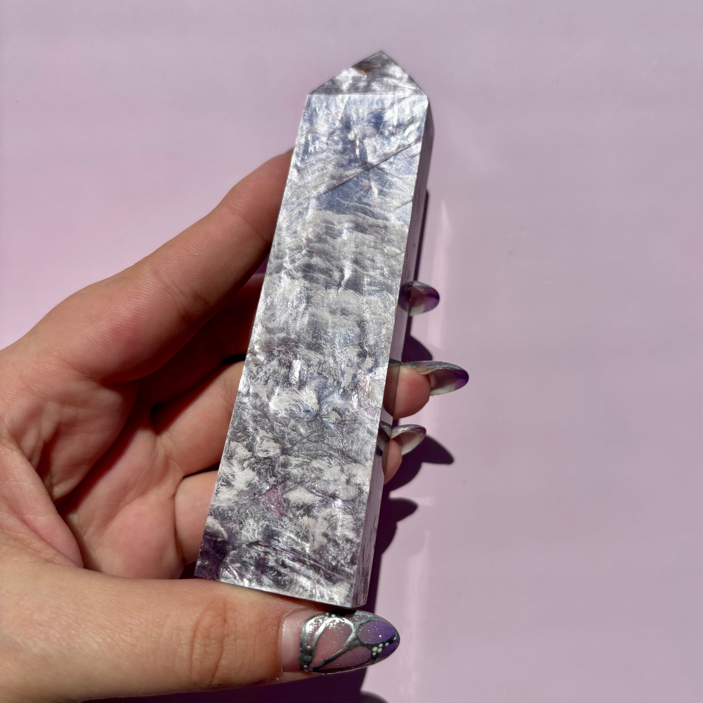 PURPLE MICA/LEPIDOLITE TOWERS