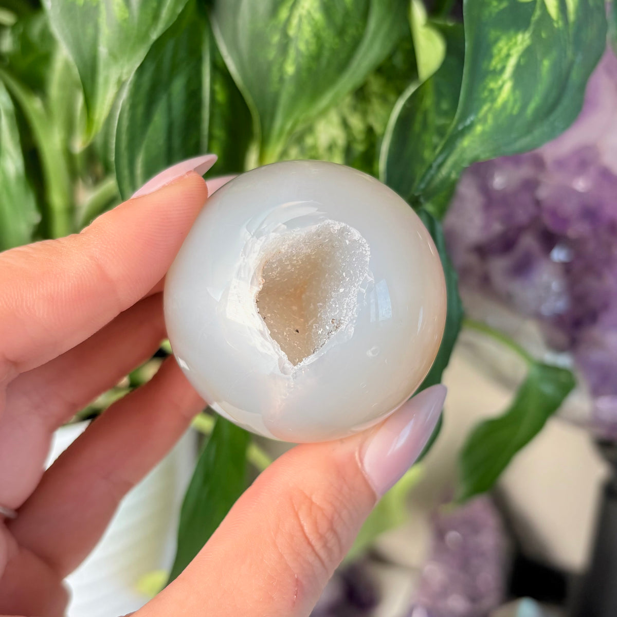 AGATE DRUZY SPHERES