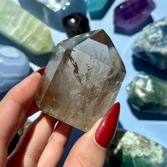 SMOKY QUARTZ TOWERS