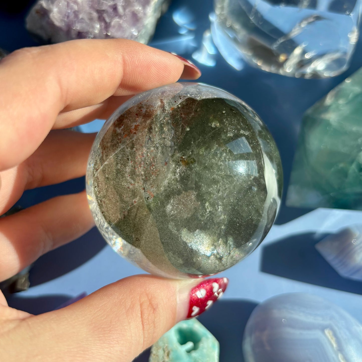 GARDEN QUARTZ SPHERES