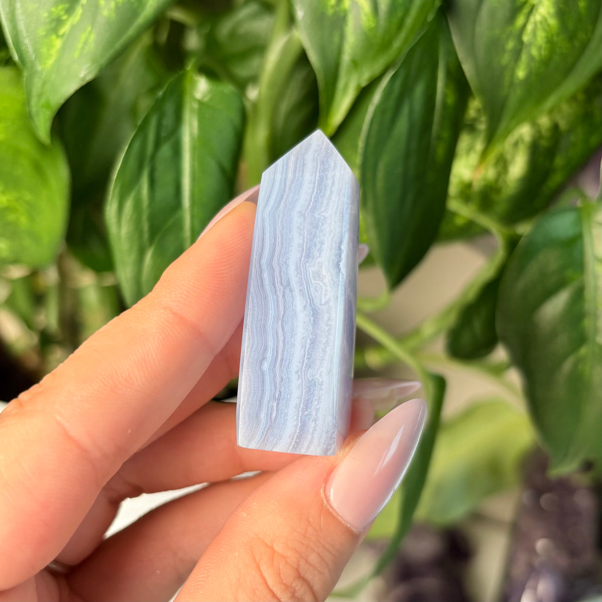 BLUE LACE AGATE TOWERS
