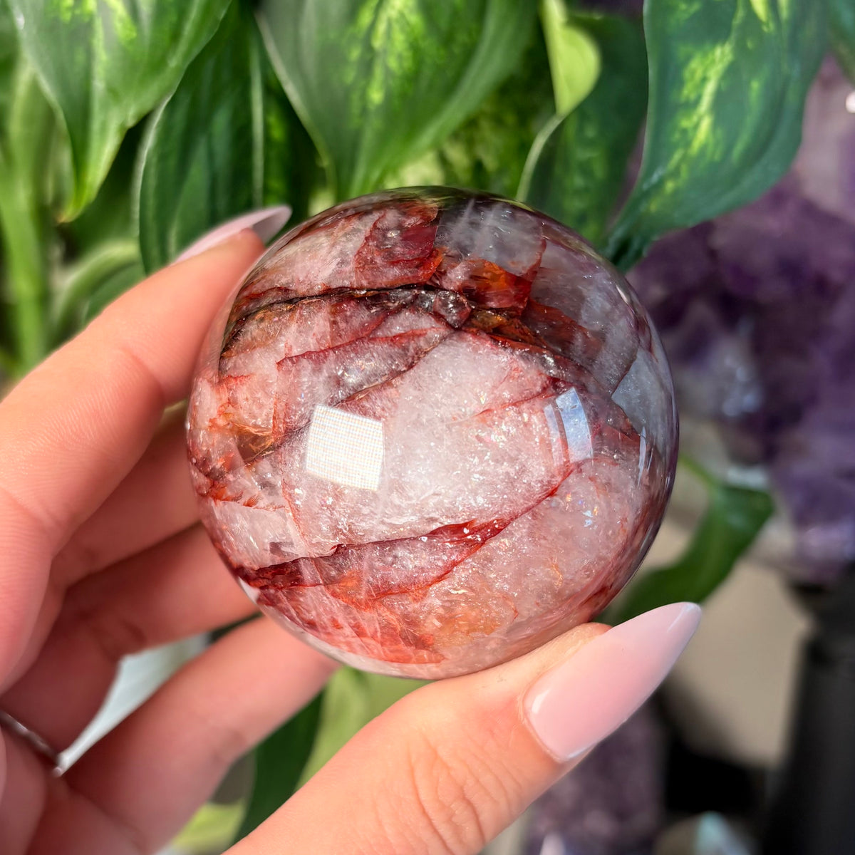 FIRE QUARTZ SPHERES