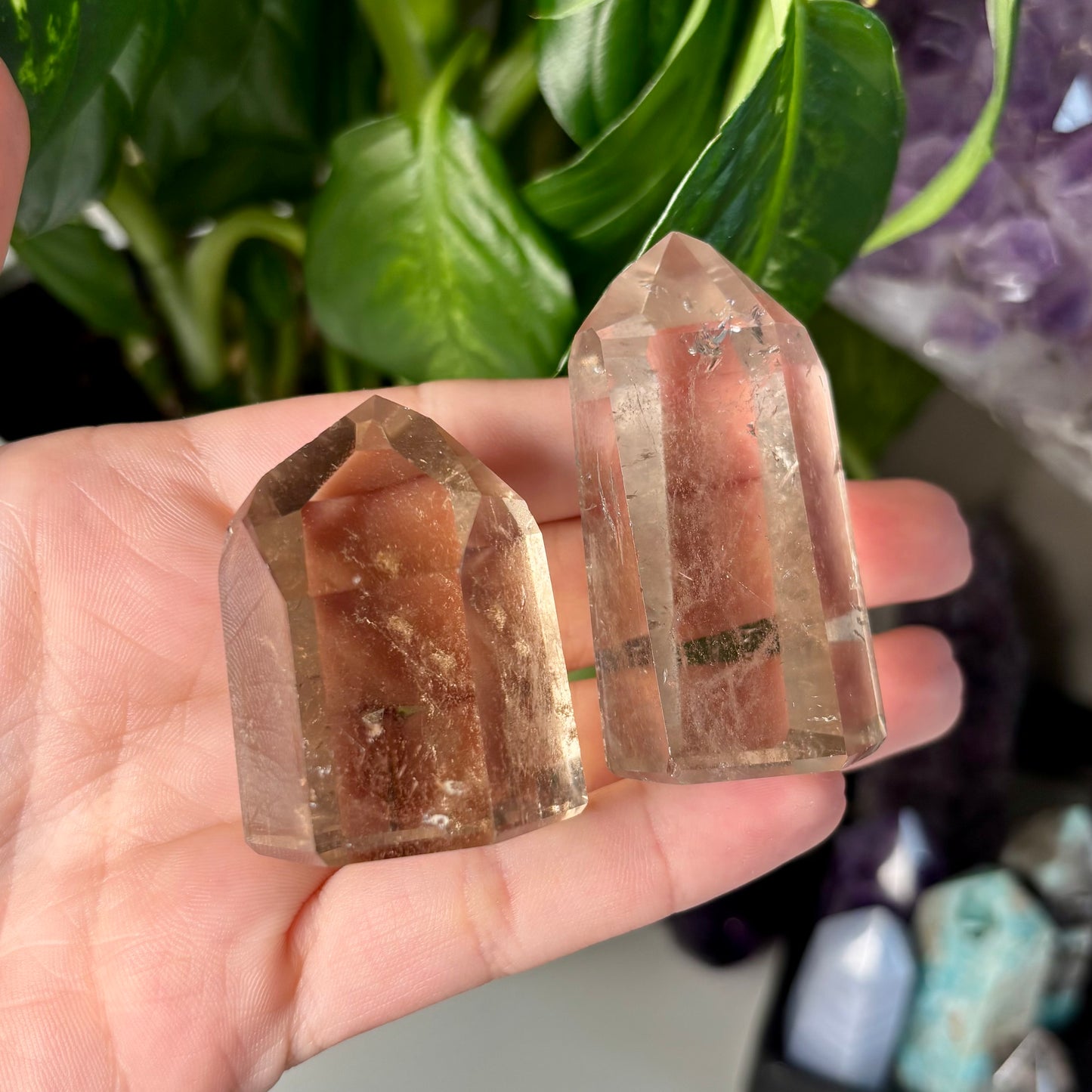 SMOKY QUARTZ TOWERS