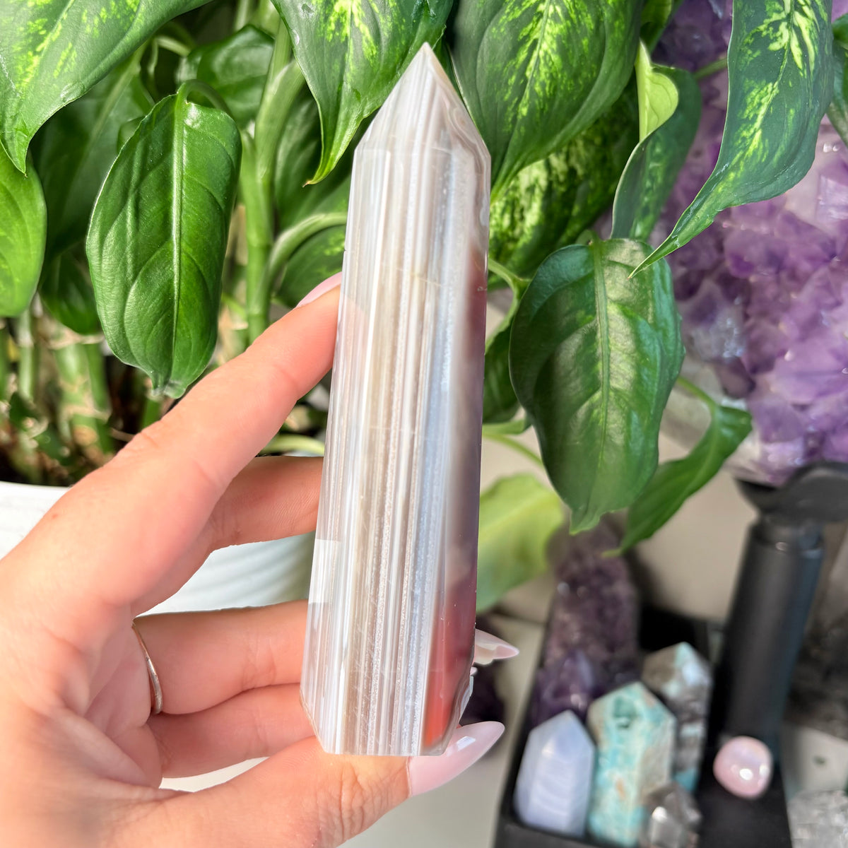 STRIPE AGATE TOWERS