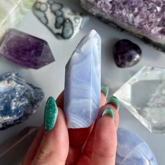 BLUE LACE AGATE FREEFORM