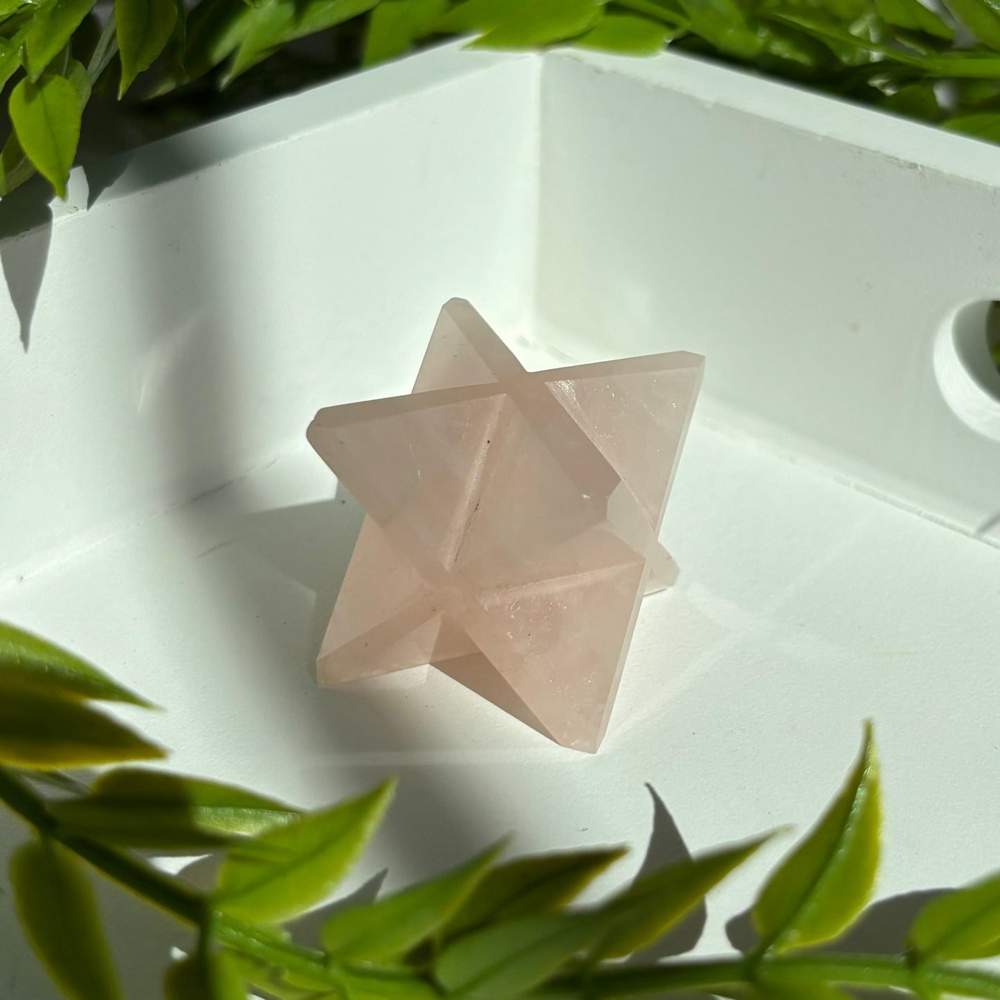 ROSE QUARTZ MERKABA