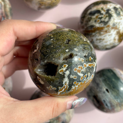 SEA JASPER SPHERES
