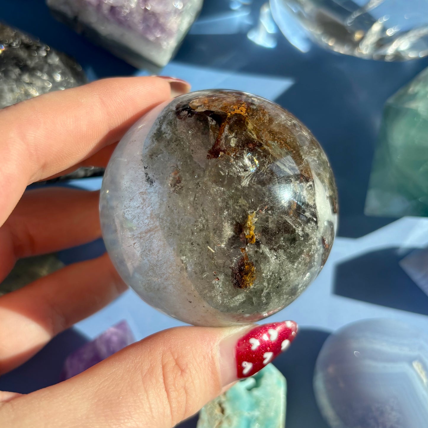 GARDEN QUARTZ SPHERES