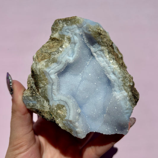 BLUE CHALCEDONY SPECIMENS