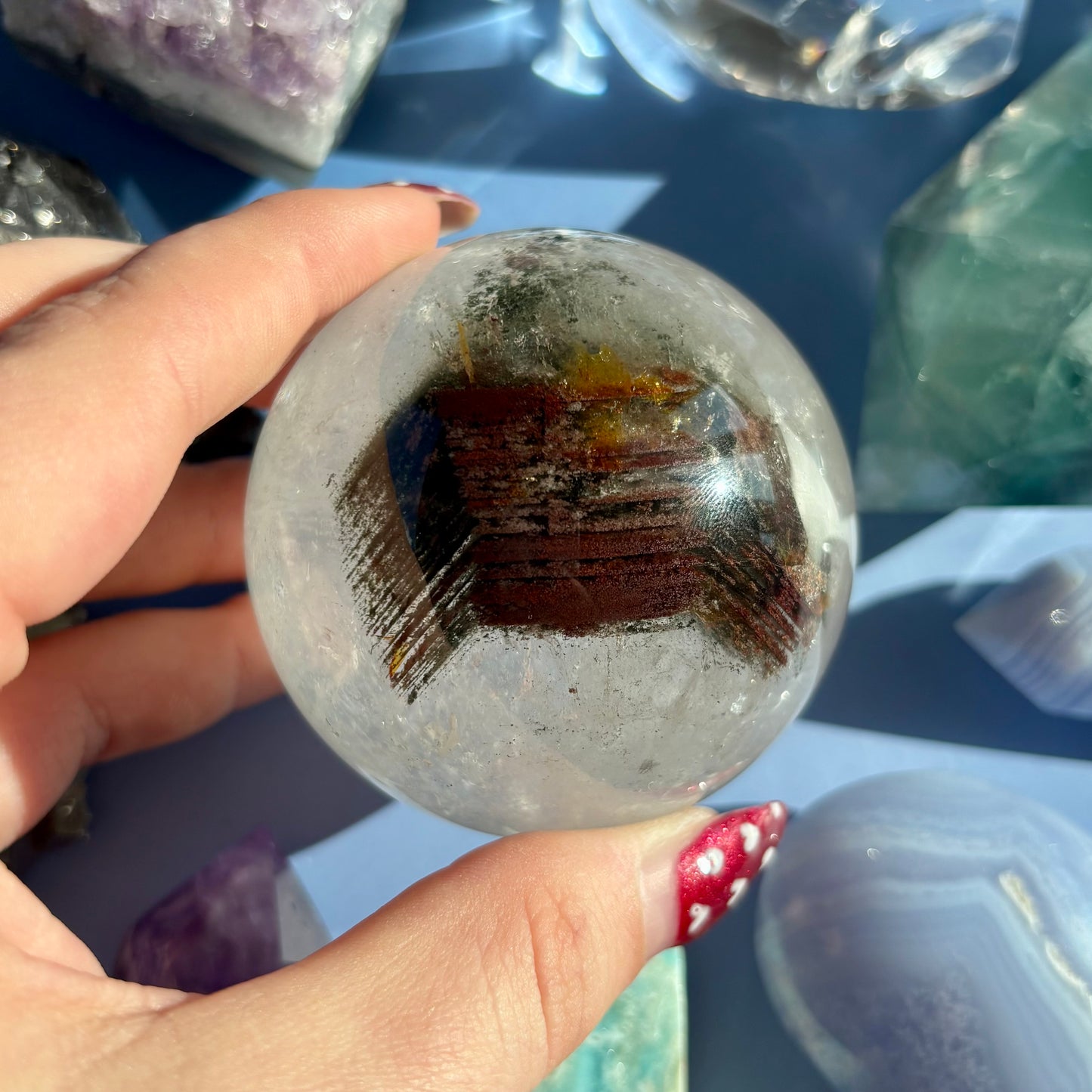 GARDEN QUARTZ SPHERES