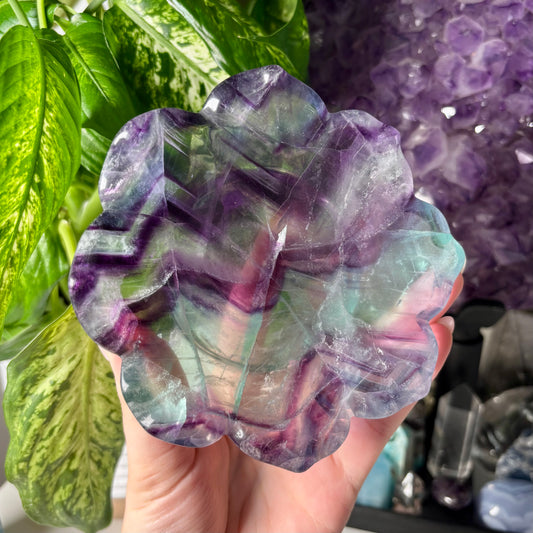 FLUORITE FLOWER BOWLS