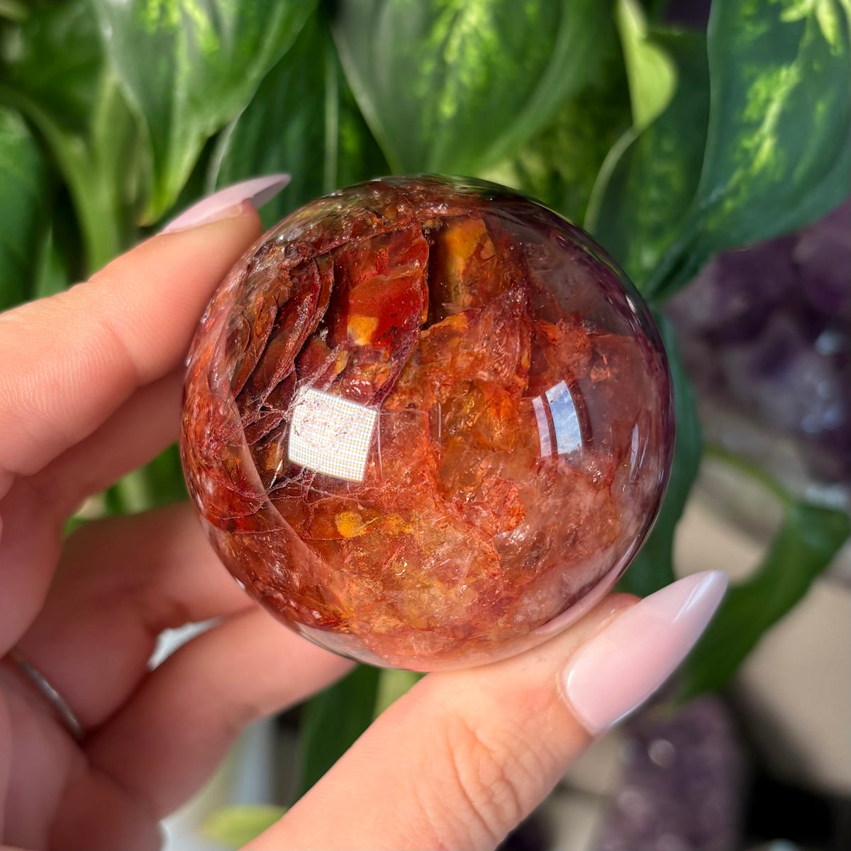 FIRE QUARTZ SPHERES