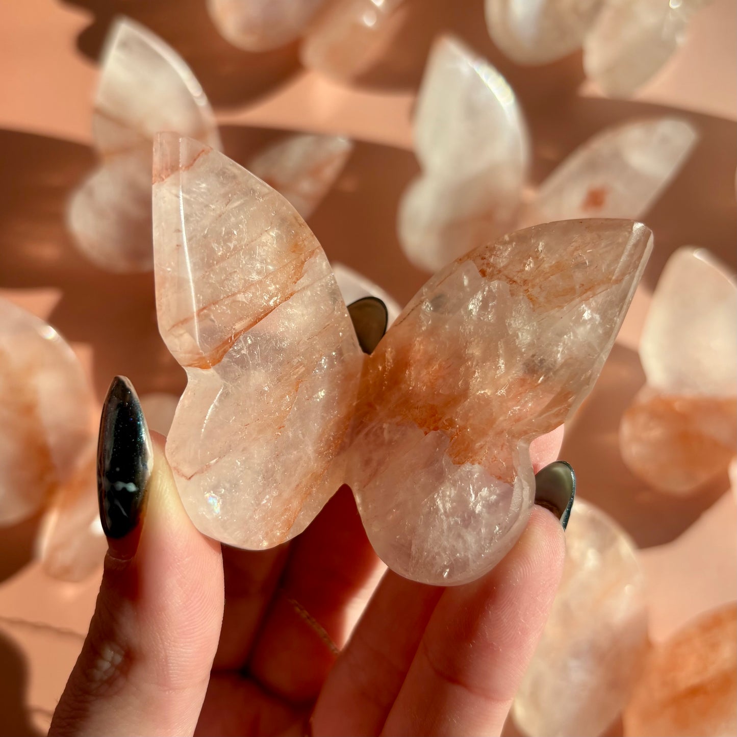 FIRE QUARTZ BUTTERFLY