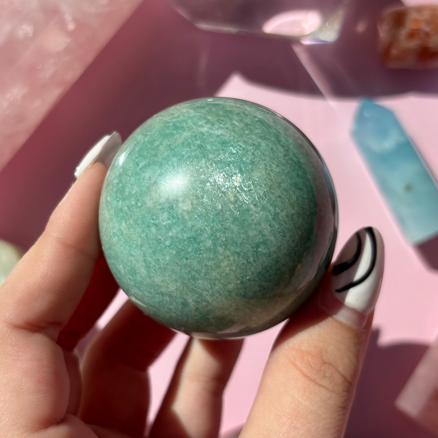 AMAZONITE SPHERES