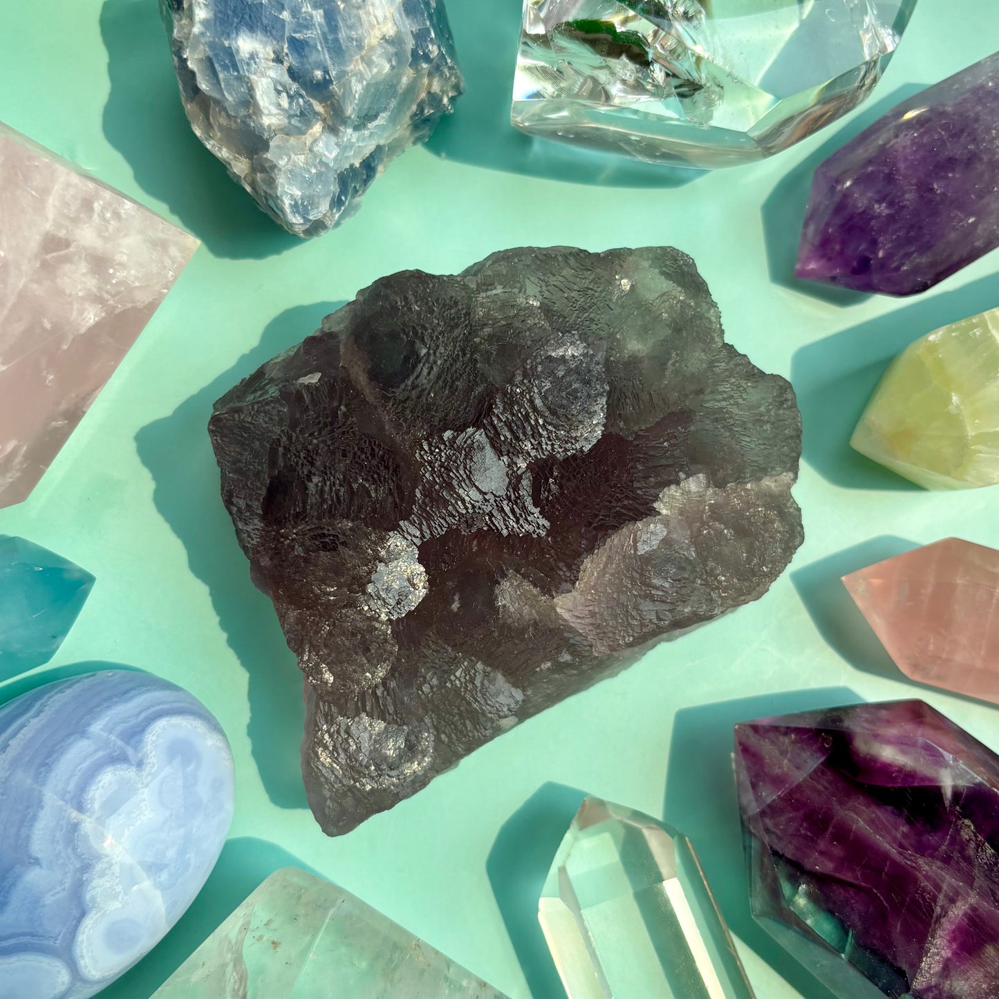 RAW FLUORITE SPECIMENS