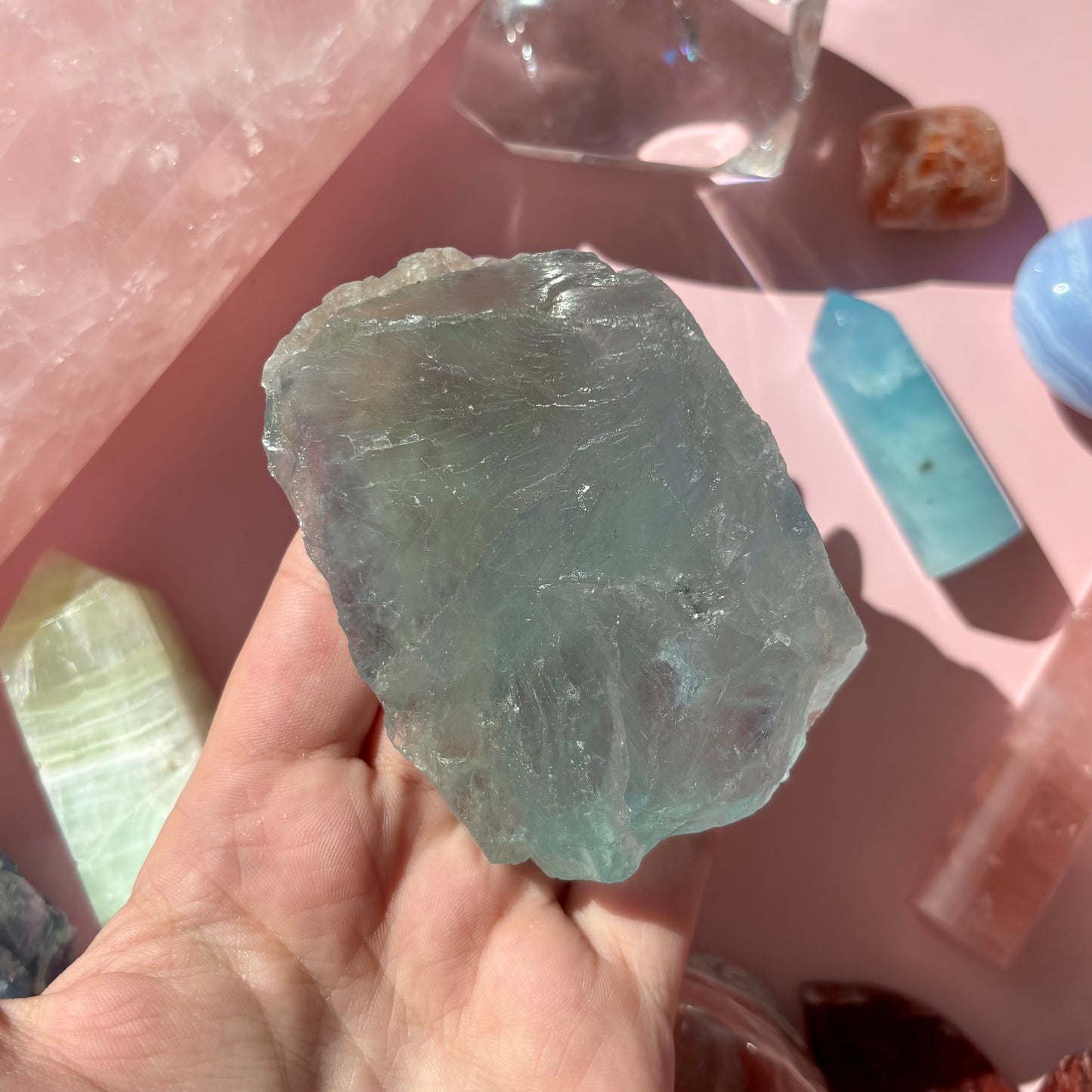 BLUE FLUORITE SPECIMENS