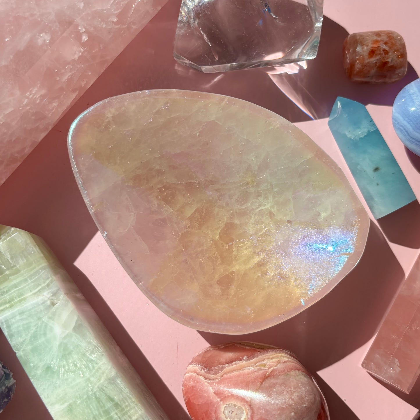 AURA ROSE QUARTZ BOWLS