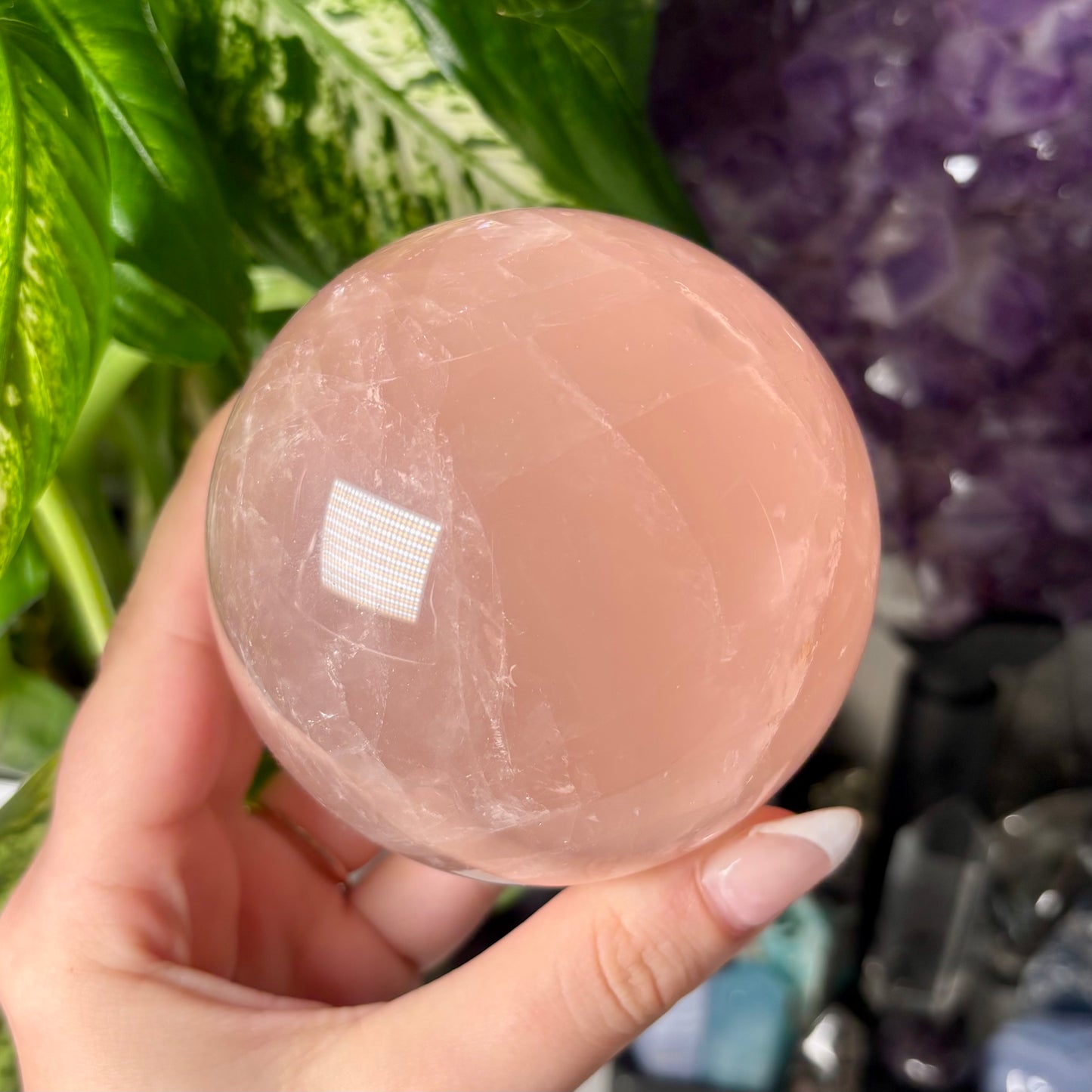 ROSE QUARTZ SPHERES