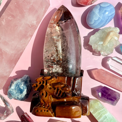 GARDEN QUARTZ EGG