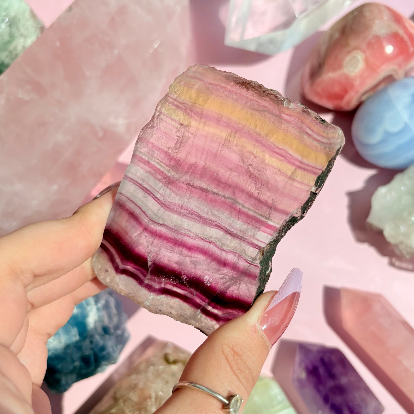 FLUORITE SLABS