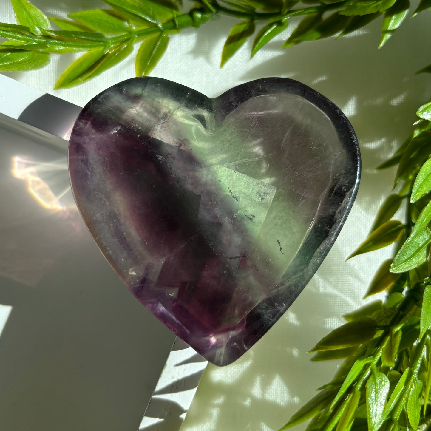 FLUORITE HEART BOWLS