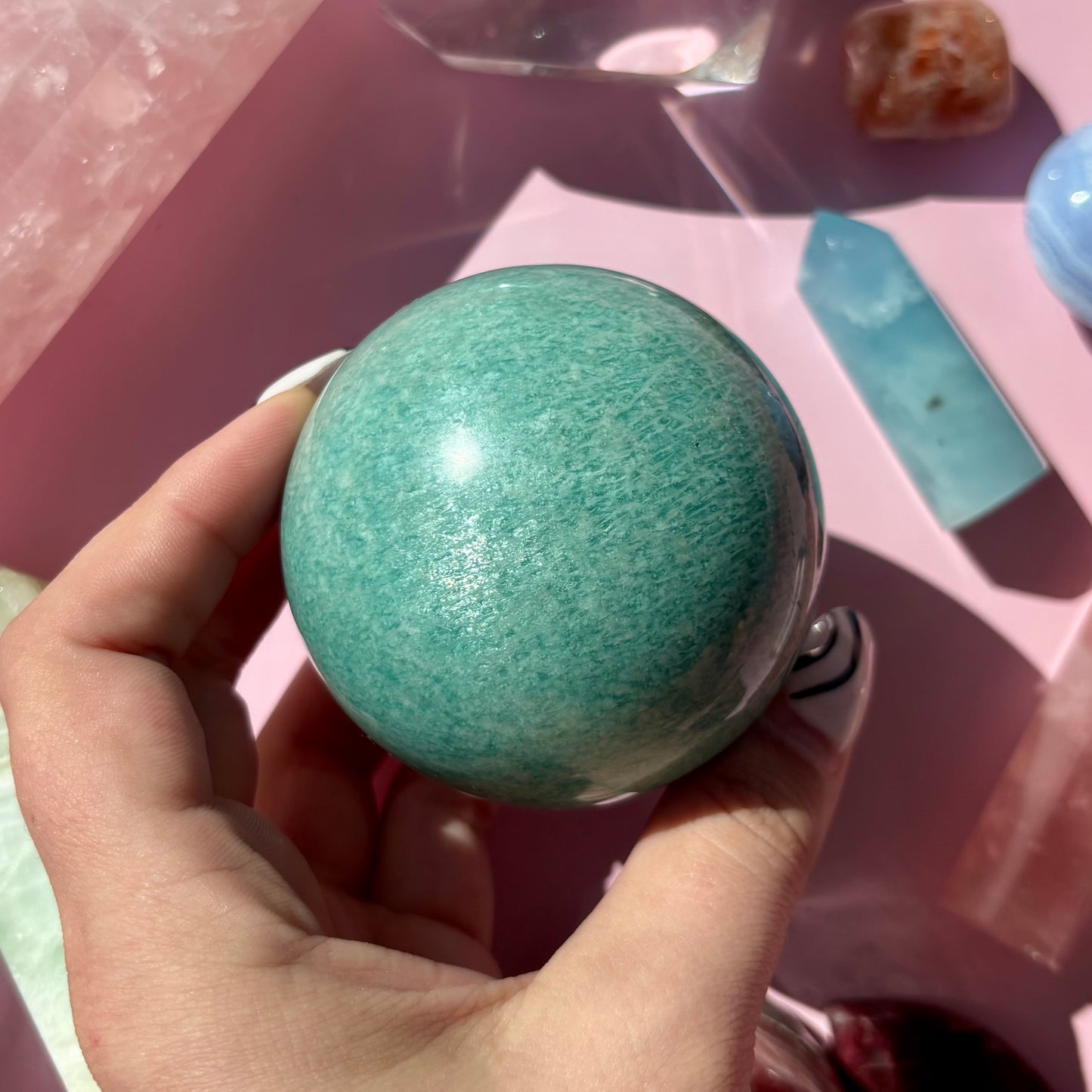 AMAZONITE SPHERES