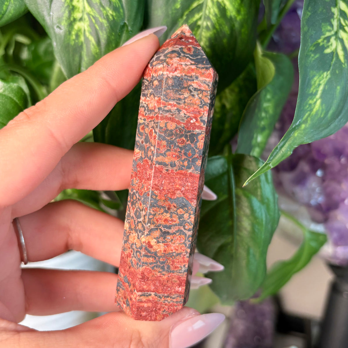 RED SNOWFLAKE OBSIDIAN TOWER - 15