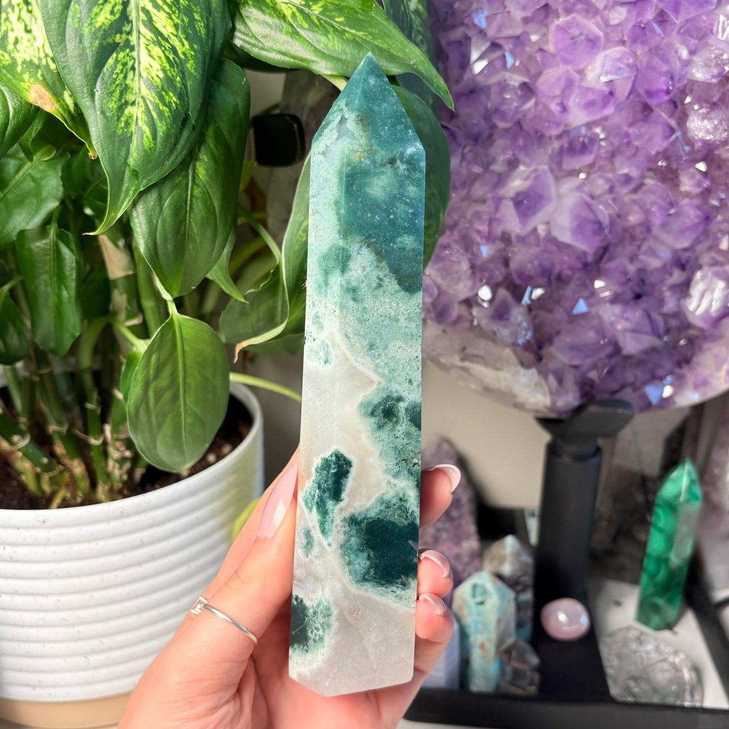 MOSS AGATE TOWERS