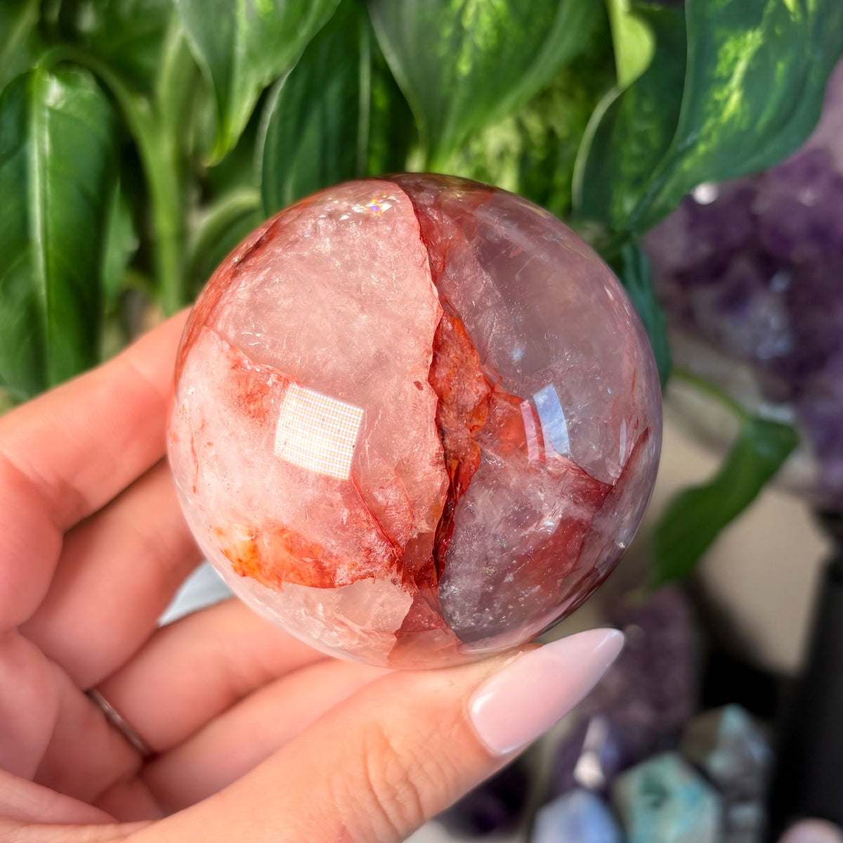 FIRE QUARTZ SPHERES