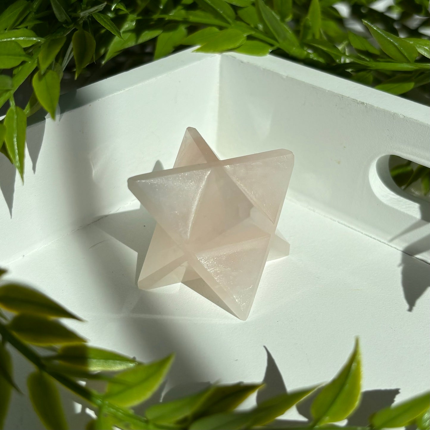 ROSE QUARTZ MERKABA