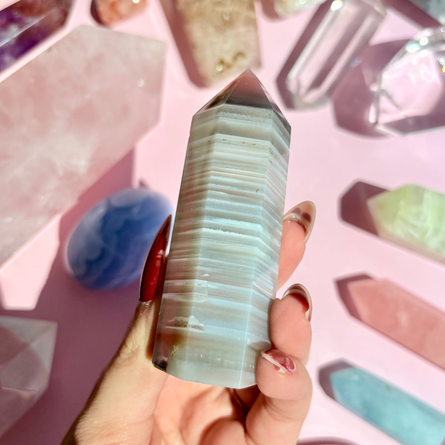STRIPE AGATE TOWER